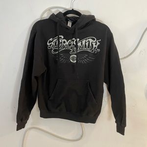 Vintage Aerosmith Harley Davidson Hoodie/Sweatshirt Black